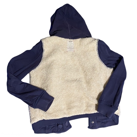 Anthropologie Allihop hoodie jacket blue medium - Picture 16 of 16
